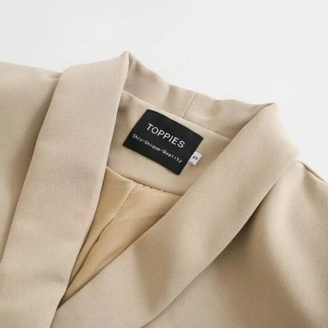 カラージャケット スカートセット 4色展開