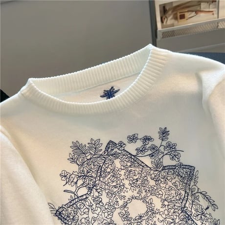 フラワースター カシミヤニット