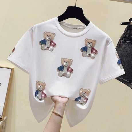フレンチストーンベアー Tシャツ 2色展開