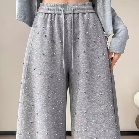 ビジュースウェットパンツ 4色展開