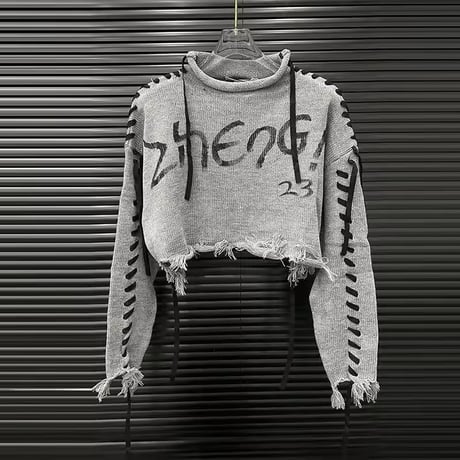 レターショートニット 3色展開