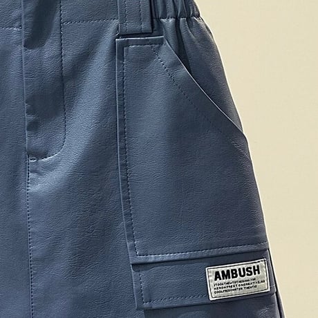 タグパッチワーク レザースカート 3色展開