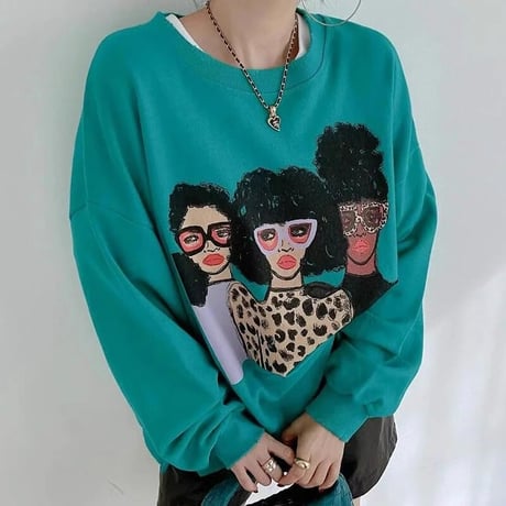 レディーサングラス スウェット 4色展開