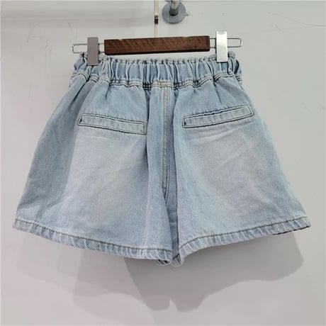 ビジューフレア デニムパンツ