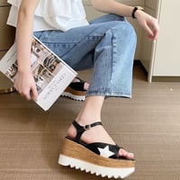 【Black23.5cm即納】スタークリーパー アンクルベルトサンダル 3色展開