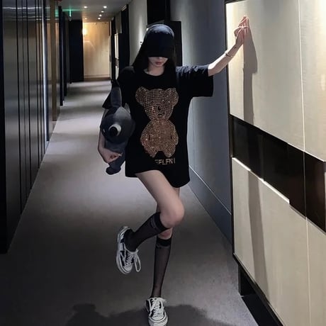 ブロックベアーストーンTシャツ 2色展開