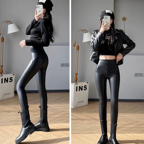 【裏起毛】ヒップアップ ストレッチレギンス 2種類展開