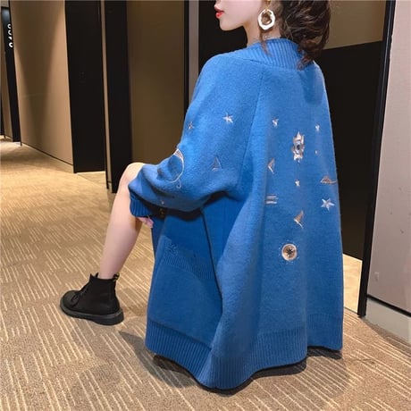 スペースデザイン カーディガン 3色展開