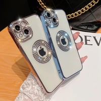 クリスタルストーン シリコンiPhoneケース 6色展開
