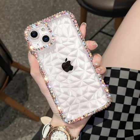 クリスタルストーン  iPhoneケース 3色展開