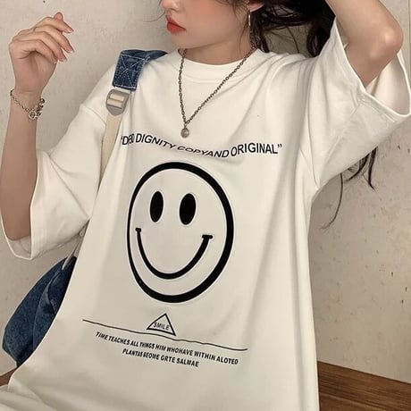 スマイリー オーバーTシャツ 2色展開