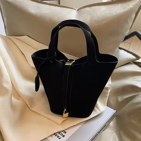 【Black即納】ゴールドキースエードバッグ 4色展開