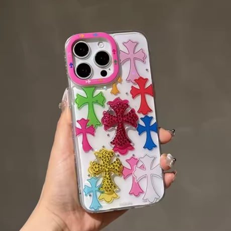 カラフルクロスiPhoneケース