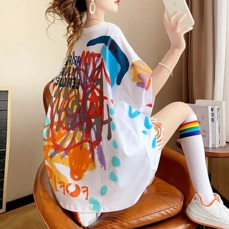 カラフルグラフィティ Tシャツ 2色展開