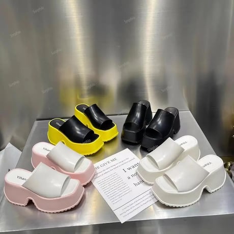 カジュアル オープントゥサンダル 5色展開