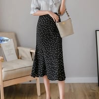 シフォンドットハイウエストスカート 2色展開