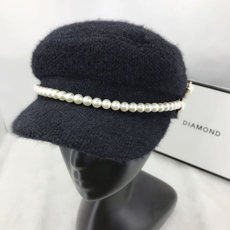 パールラインウールキャスケット 2色展開