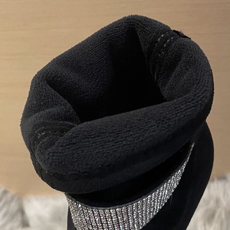 【2種類展開】ビジューモチーフ アンクルブーティ