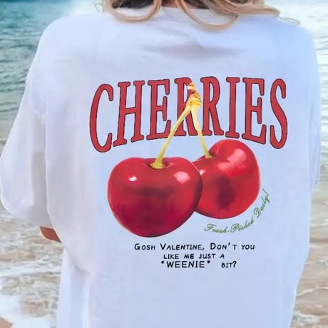 CHERRIES Tシャツ 5色展開