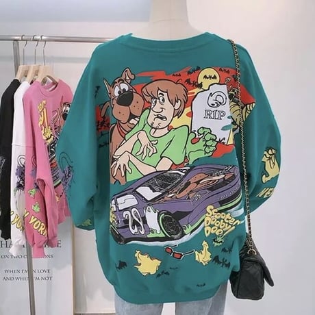 コミックプリント オーバースウェット 7色展開