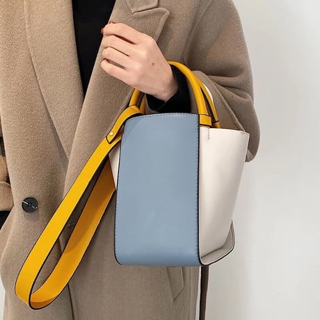 コントラスト カラーバッグ 3色展開