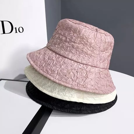 シルクシフォン バケットハット 4色展開