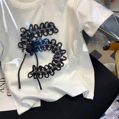 ビーズファイブTシャツ
