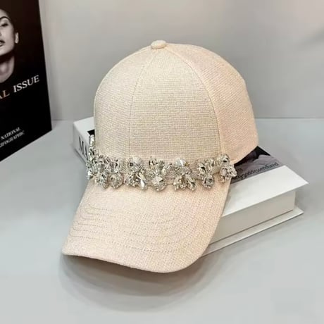 ビジューラインキャップ 3色展開