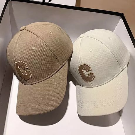 Cワッペン カジュアルキャップ 5色展開