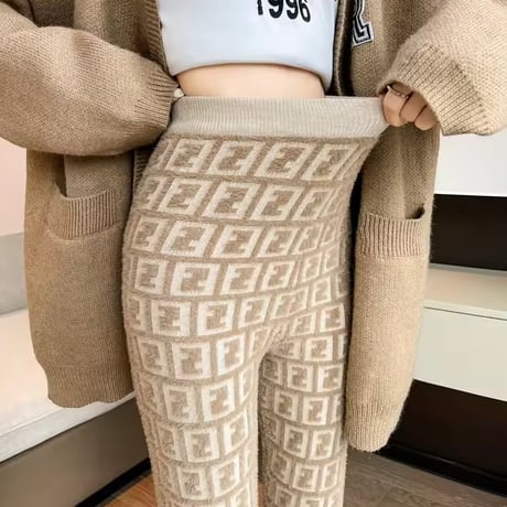 ハイデザインニットレギンス 3色展開