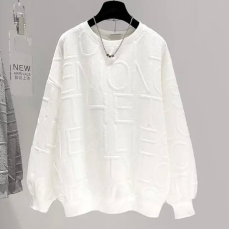 ビッグアルファベット スウェット 3色展開