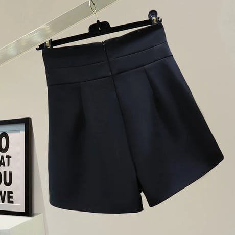 パールビジュー ハイウエストパンツ 2色展開