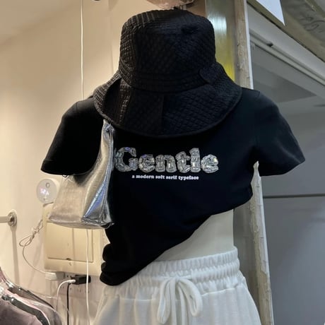 Gentleビジュー Tシャツ 2色展開