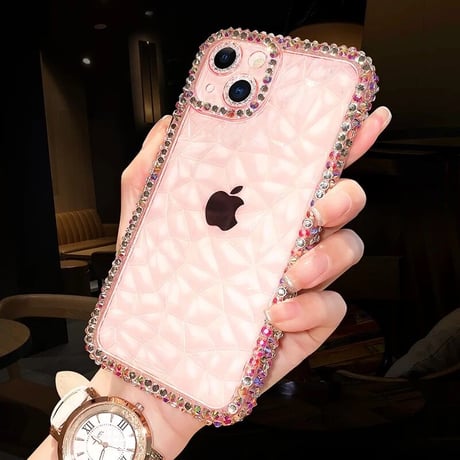 クリスタルストーン  iPhoneケース 3色展開