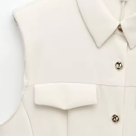 フレンチノースリーブワンピース 2色展開