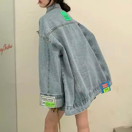 グリーンタグデニムジャケット