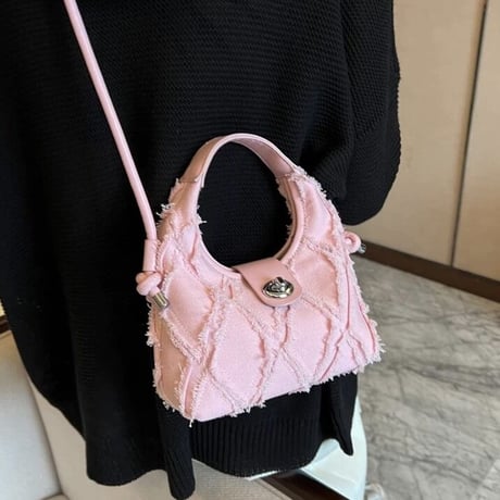 クロスフリンジ ショルダーバッグ 4色展開