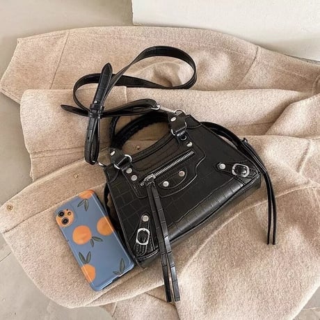 PUレザー タッセル2wayバッグ 3色展開