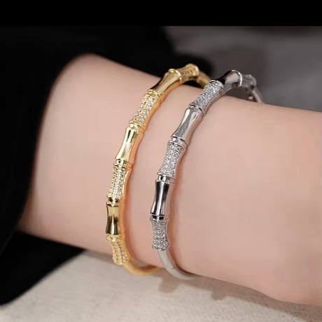 バンブーデザインブレスレット 2色展開