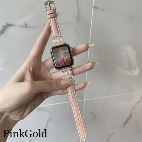 パールレザー アップルウォッチバンド 6色展開