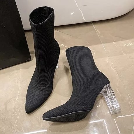 クリアソール ソックスブーティ 2色展開