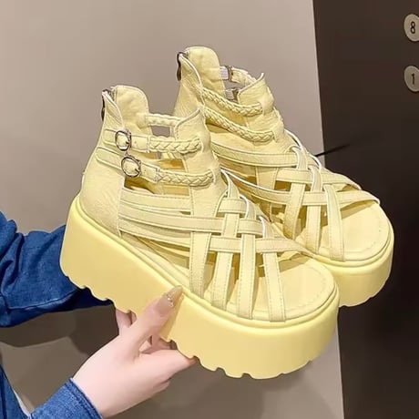ハイカットグラディエーターサンダル 4色展開