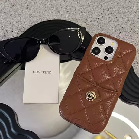 カメリアレザーiPhoneケース 6色展開
