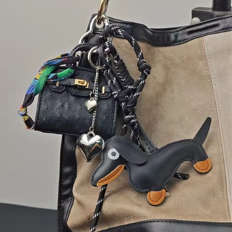 バッグロープドッグチャーム 3色展開