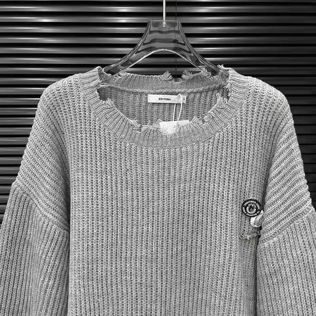 ヘムチュールニットワンピース 3色展開