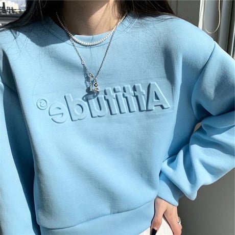 ソフトレター スウェットトップス 4色展開