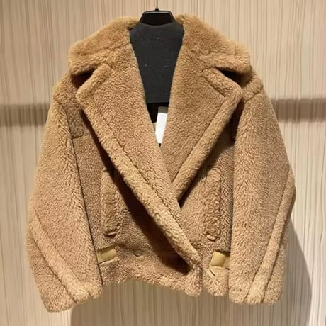 アルパカボアテディショートコート 8色展開