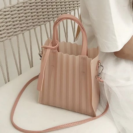 クリアストライプ バッグ 4色展開