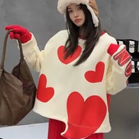 ビッグハートスウェットトップス 4色展開