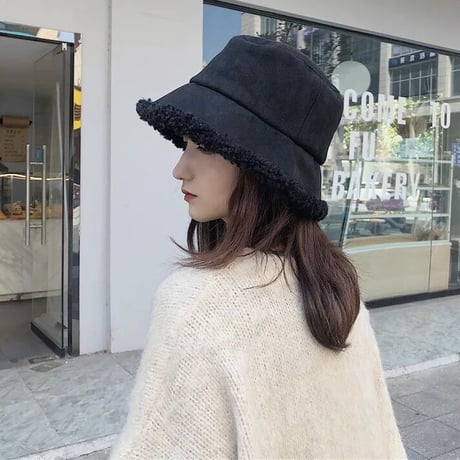 ボアバケットハット 4色展開